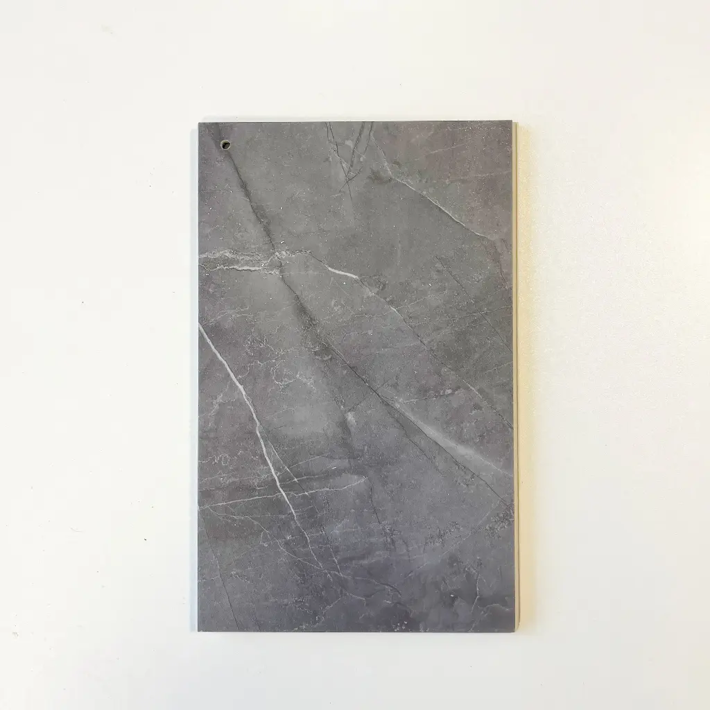 8mm Thick SPC Vinyl Flooring, Stone Look, 7"x48" - Covers 19sqft/Box