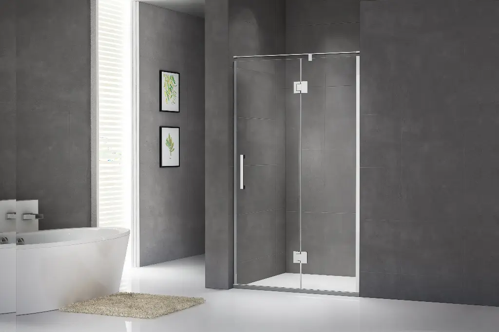Square-Bar Framed Shower Door SY77210 (Chrome)