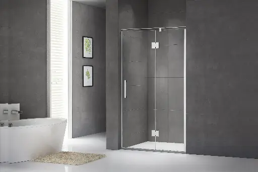 Square-Bar Framed Shower Door SY77210 (Chrome)