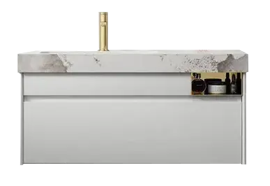 [SY81708*100] 39" Modern Floating Bathroom Vanity SY81708*100