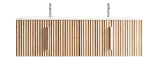 [SY81802*160A] 63" Premium Solid Wood Floating Bathroom Cabinet SY81802*160A
